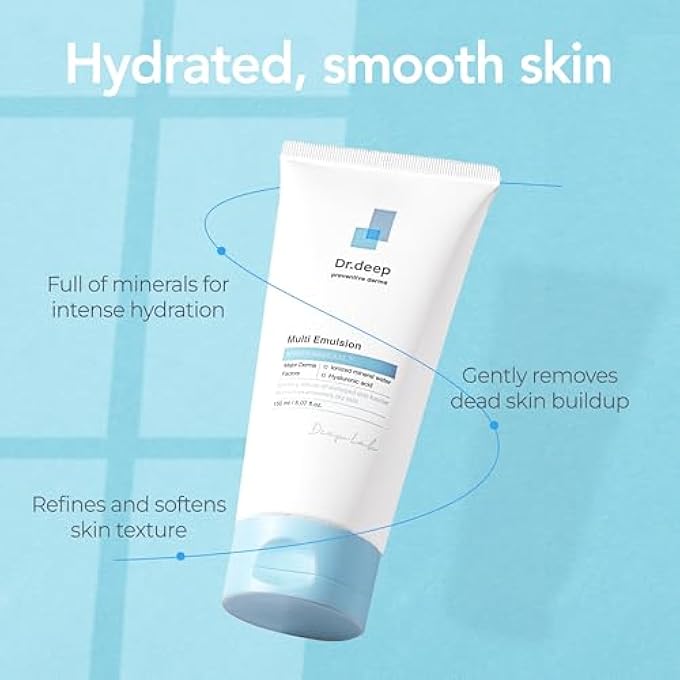 Dr.Deep MULTI EMULSION - LIGHTWEIGHT MOISTURIZER FOR SENSITIVE, DRY & ITCHY SKIN, HYDRATING EMULSION WITH SHEA BUTTER & ALLANTOIN FOR SKIN-BARRIER REPAIR, 5.07 FL. OZ - Image 3